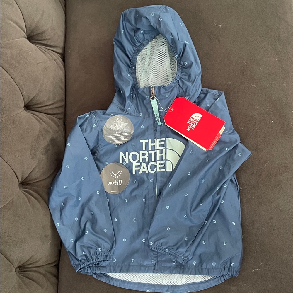 The North Face Navy Hooded Windbreaker